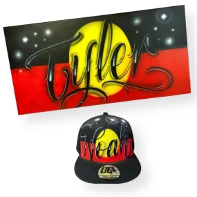 Aboriginal Flag Canvas and Cap Combo (3)