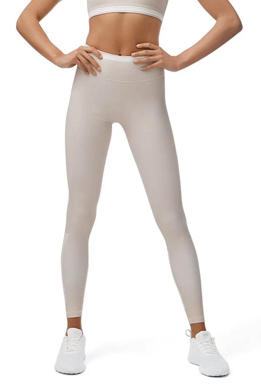 Allfenix Camilla Full Length Leggings in Tan