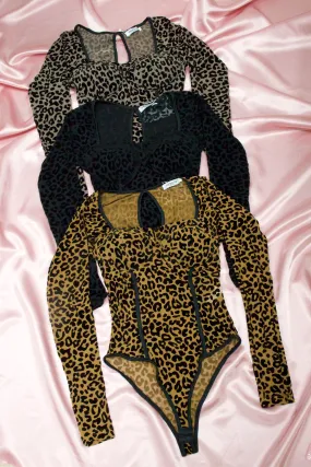 BODY ANIMAL PRINT MANGA LARGA YS364