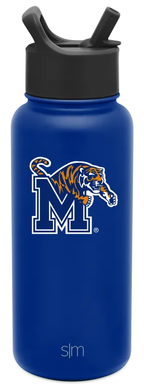 Collegiate Summit Water Bottle with Straw Lid