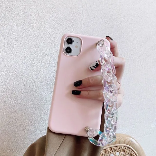 Funda de pulsera fluorescente para iPhone