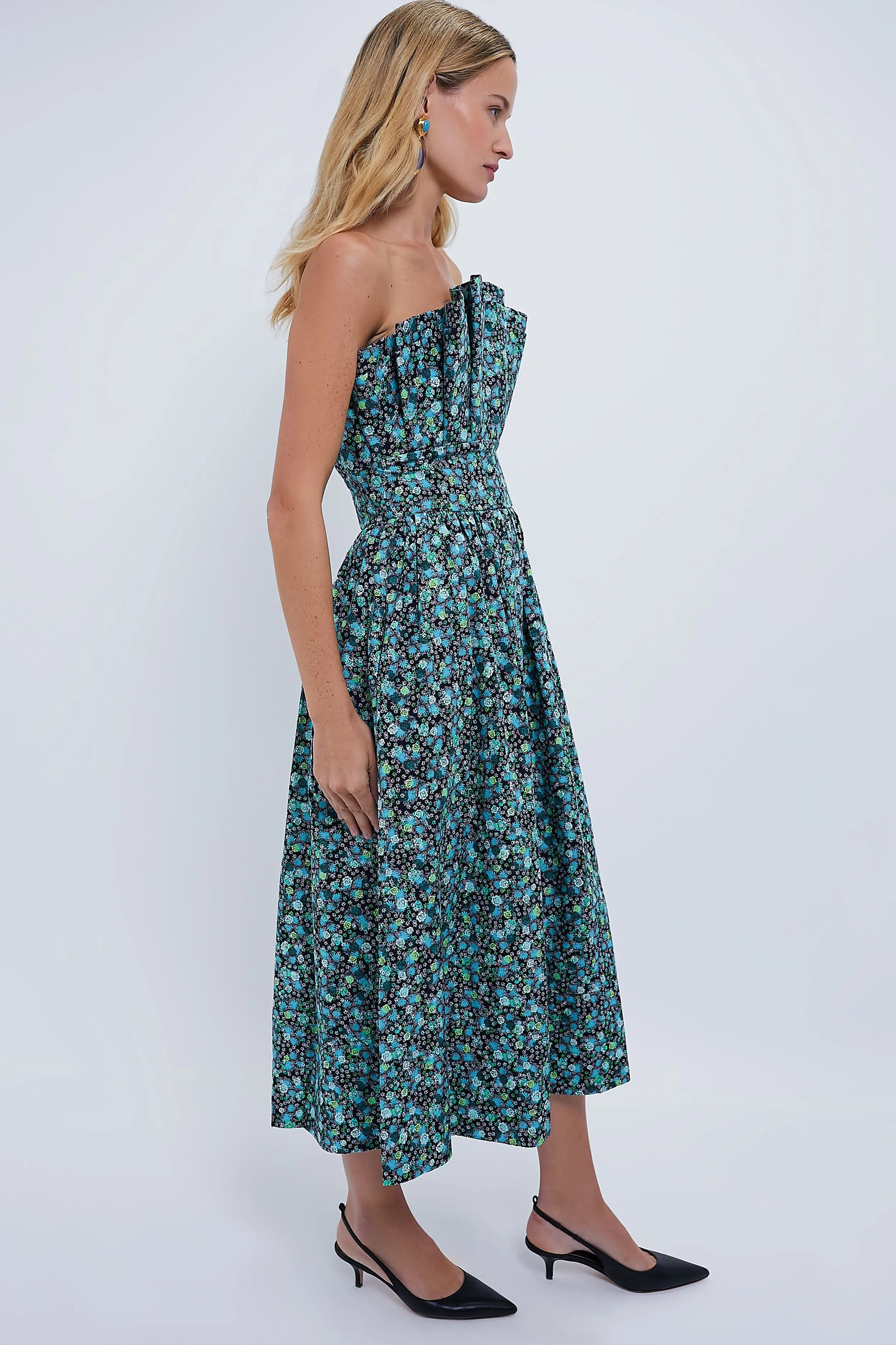 Jazmin Print Abanico Dress