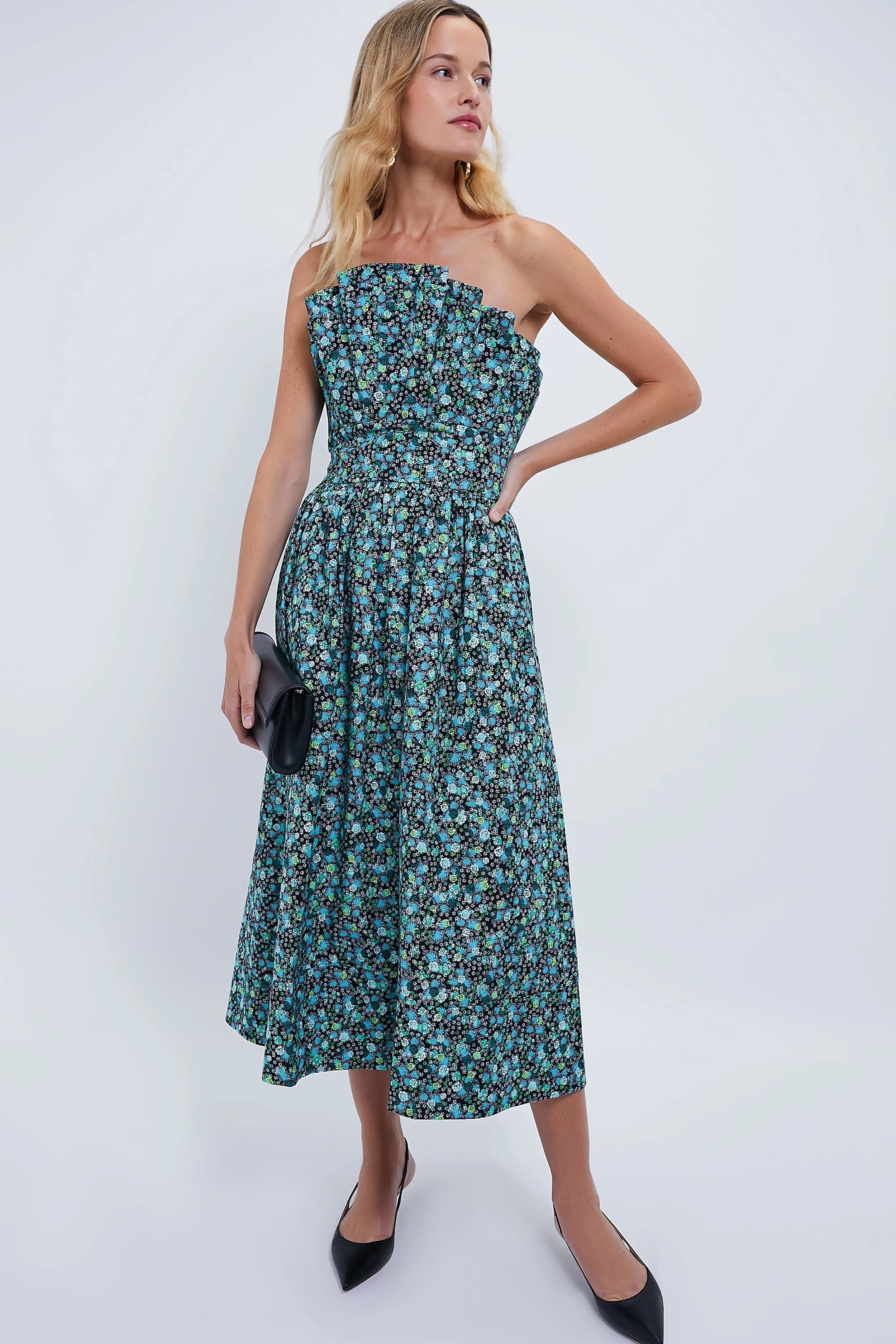 Jazmin Print Abanico Dress