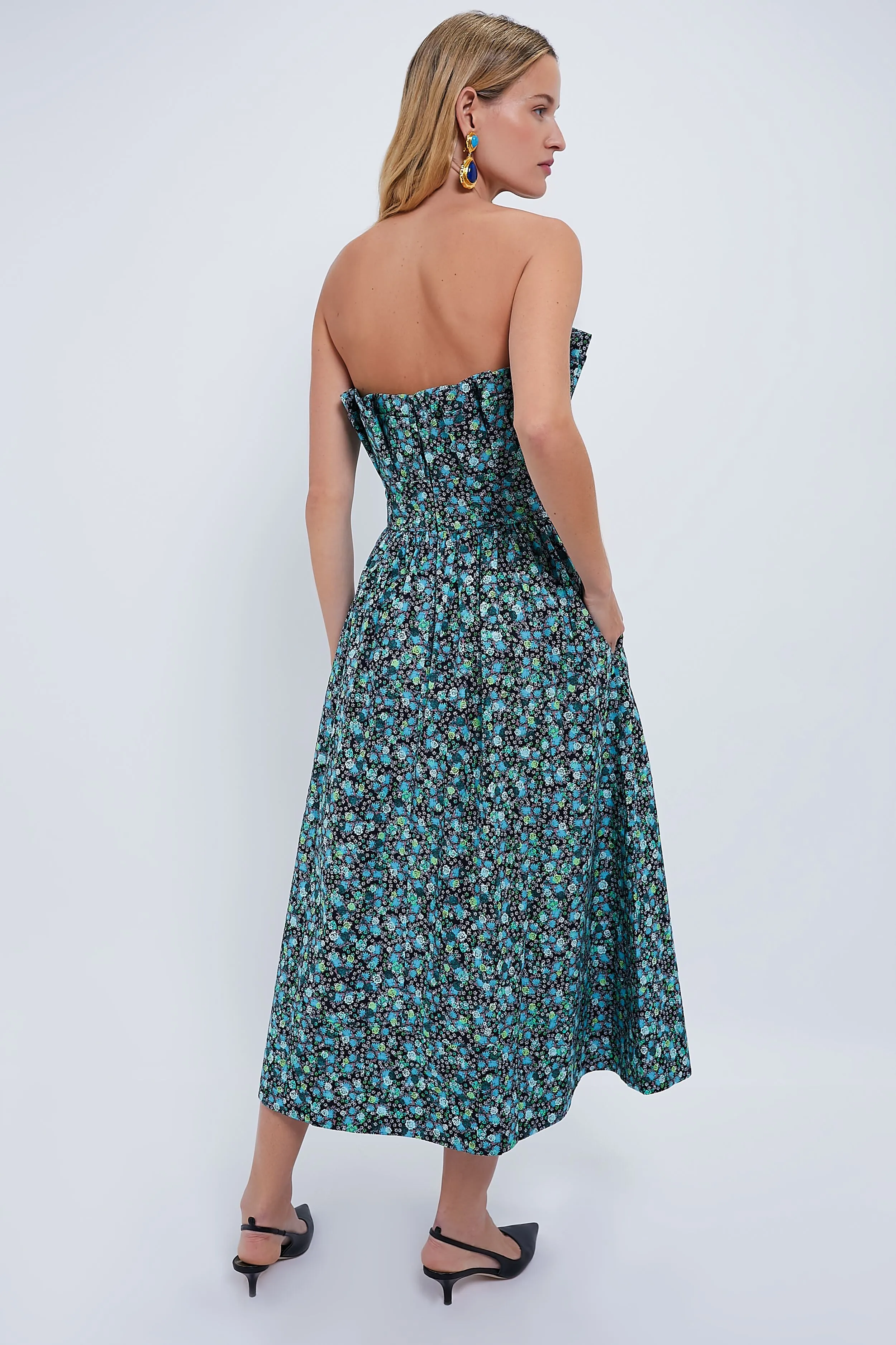 Jazmin Print Abanico Dress