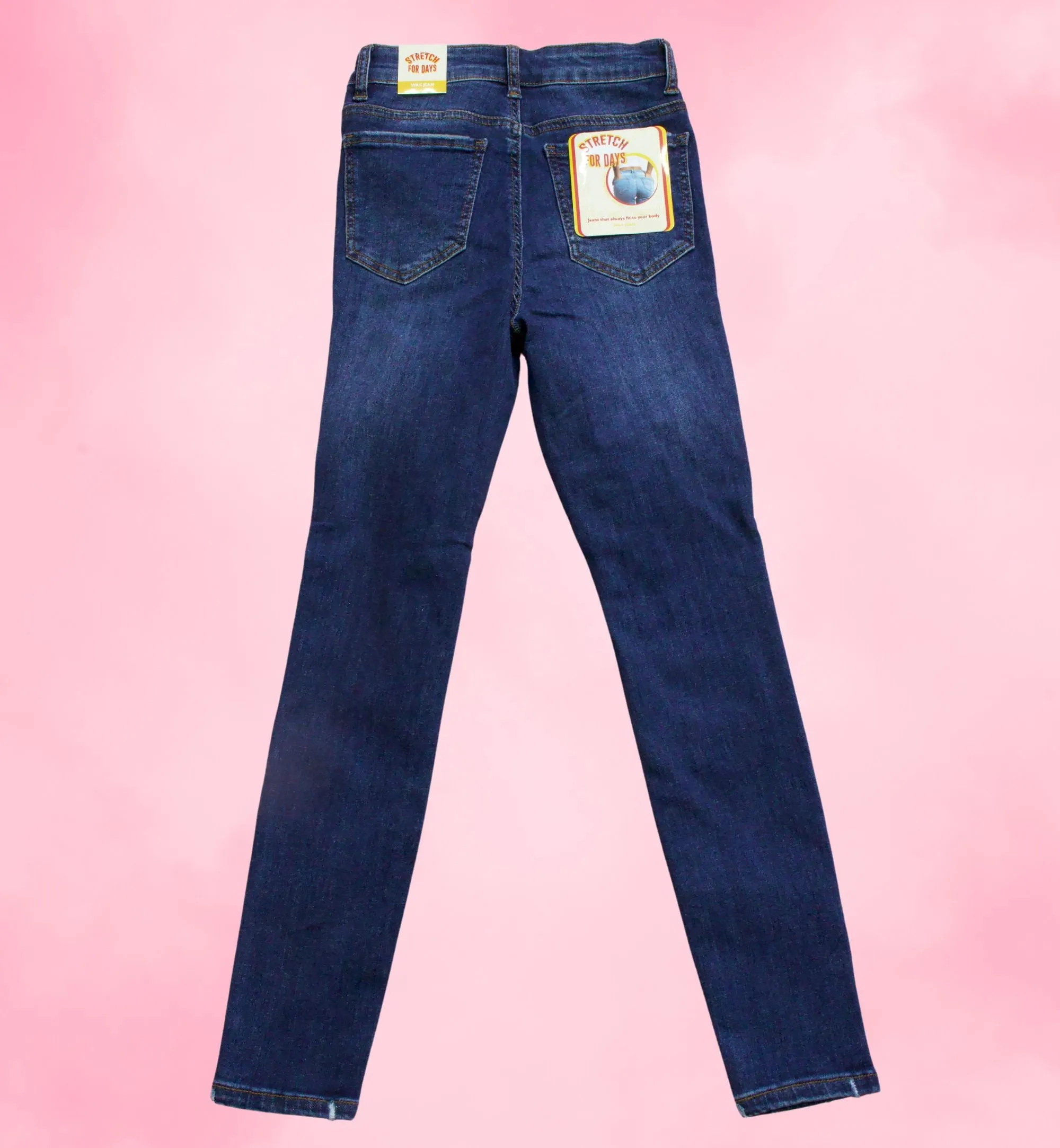 JEANS SKINNY CON DETALLES RASGADO 90316