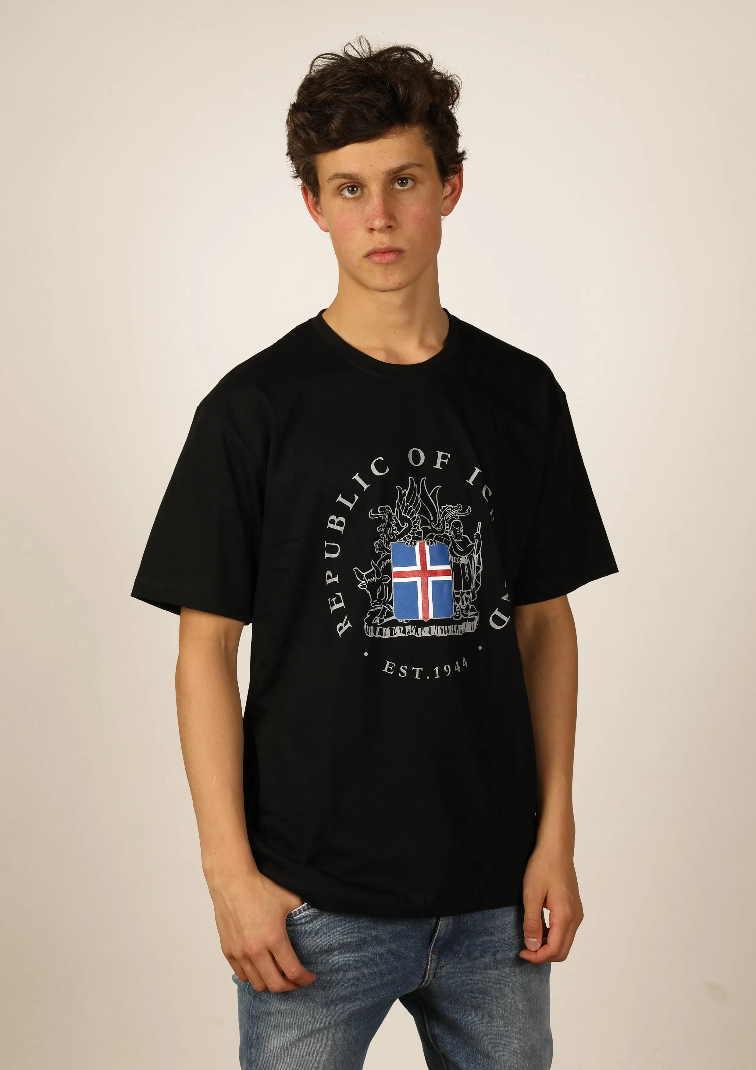 Men's Iceland T-shirt Coat of Arms