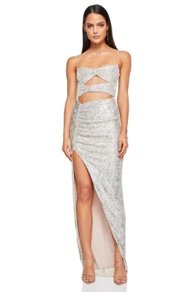 Nookie Sublime Cutout Maxi - Silver