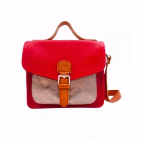 Sac Cartable Cuir Daniel Orange Or