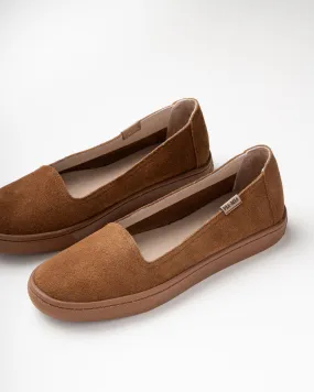 Tobacco Leather Slip-on