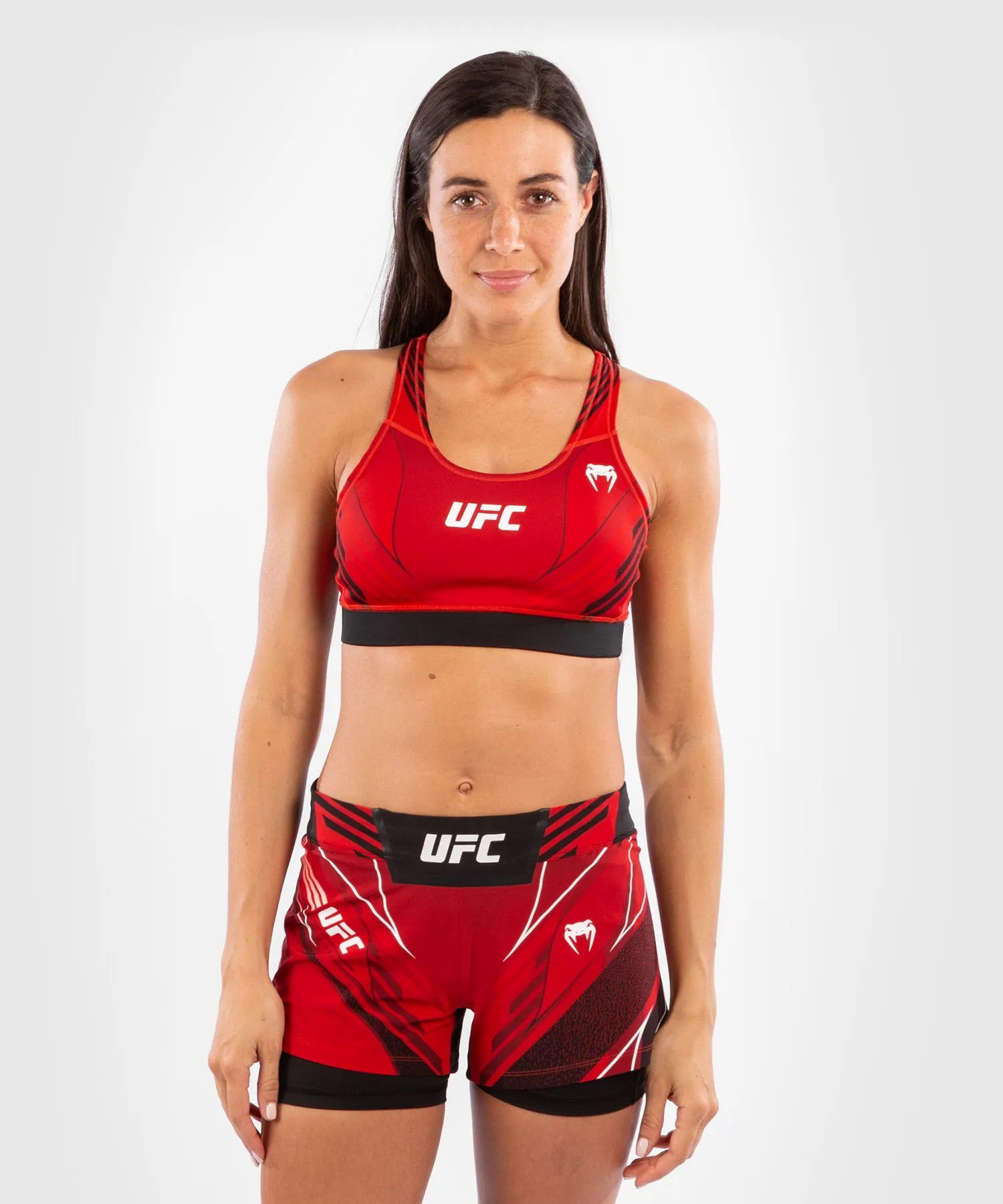 UFC Venum Authentic Fight Night Women's Sport Bra - Red