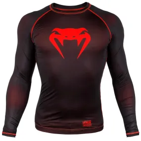 Venum Contender 3.0 Compression T-shirt - Long Sleeves - Black/Red