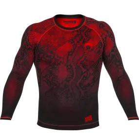 Venum Fusion Compression T-shirt - Long Sleeves - Black/Red