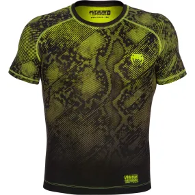 Venum Fusion Compression T-shirt - Short Sleeves - Black/Yellow