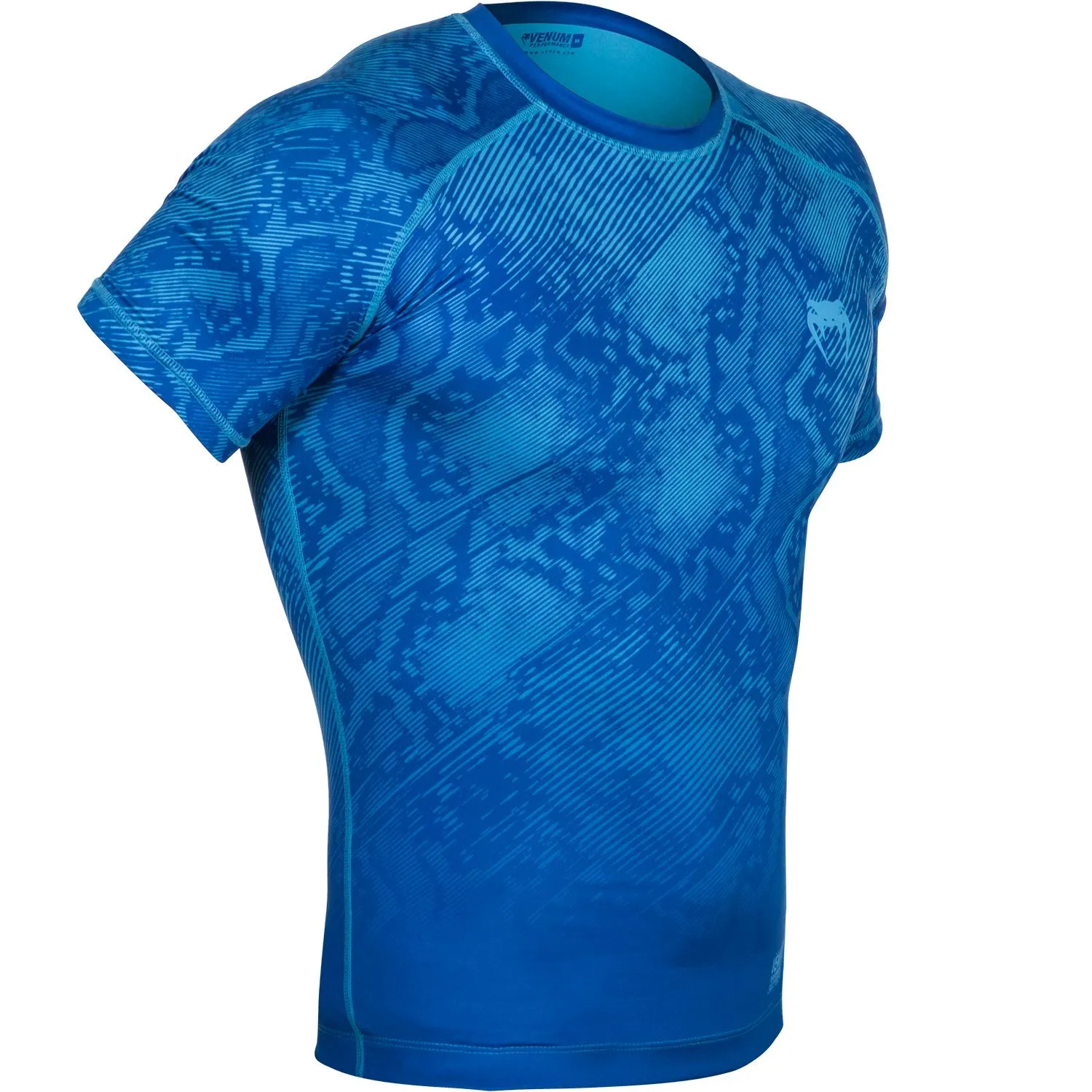 Venum Fusion Compression T-shirt - Short Sleeves - Blue